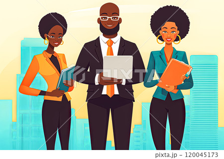 A group of people in business attire 120045173