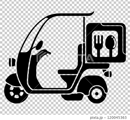 送貨自行車圖標 120045363