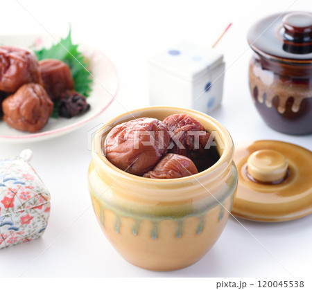 梅干し　（ 白背景 ） 120045538