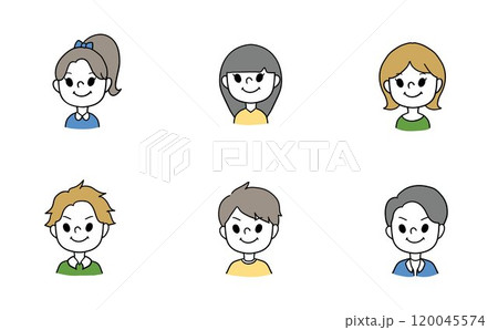 女性 男性 人物 アイコン 背景なし 女性 男性 人物 アイコン 背景なし 120045574