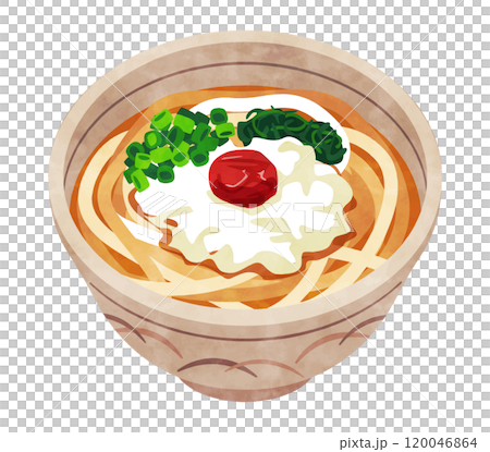 Grated plum udon 120046864