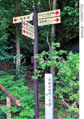 国宝　石清水八幡宮　境内　行先表示板　御本殿　エジソン記念碑　清峯殿 120047558