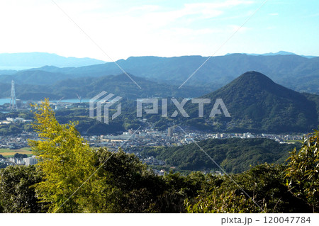 佐世保市の人気ビュースポット「弓張岳展望台」からの眺望 佐世保市の人気ビュースポット「弓張岳展望台」からの眺望 120047784
