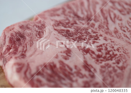 A5ランク霜降り和牛のサーロインステーキ　北海道和牛 120048335