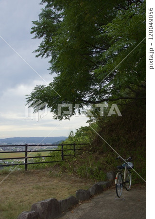 亀島山の夕暮れ　水島工場地帯　花と緑の丘公園 120049056