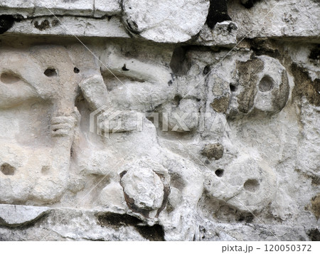 Temple of the Frescos Tulum maya historical archeological site yucatan mexico Temple of the Frescos Tulum maya historical archeological site yucatan mexico 120050372