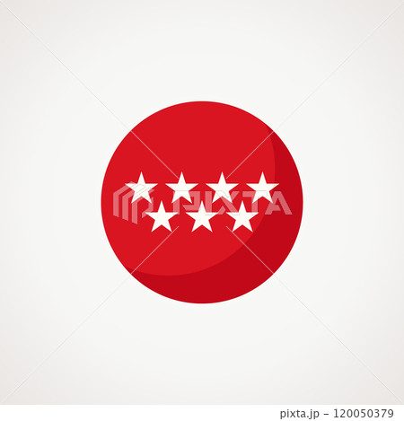 Madrid - Circular Flag 120050379