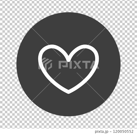 Simple black heart symbol Simple black heart symbol 120050552