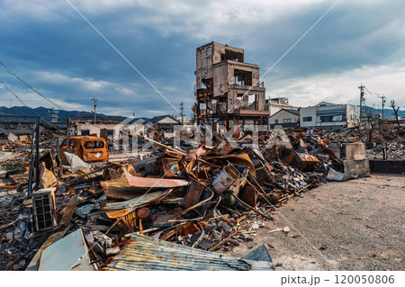 令和6年能登半島地震 焦土と化した輪島の町並み 120050806