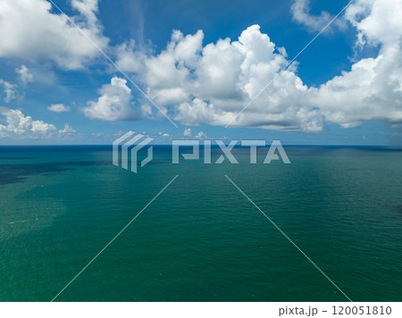 Beautiful sea surface in summer season seascape background ,Nature sea beach background,High angle view waves seascape nature view 120051810