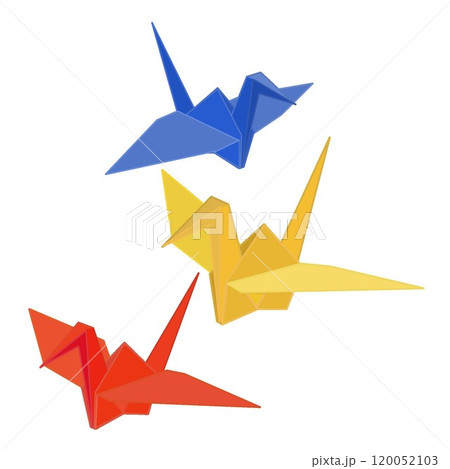 折り鶴のイラスト 120052103