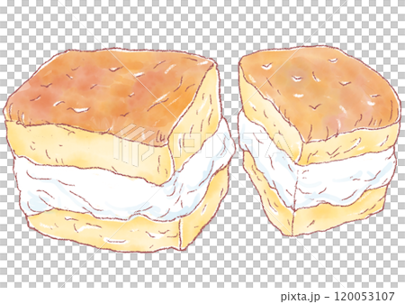 Milk bread_Cross section_Nagano Prefecture Shinshu region_Local bread Milk bread_Cross section_Nagano Prefecture Shinshu region_Local bread 120053107