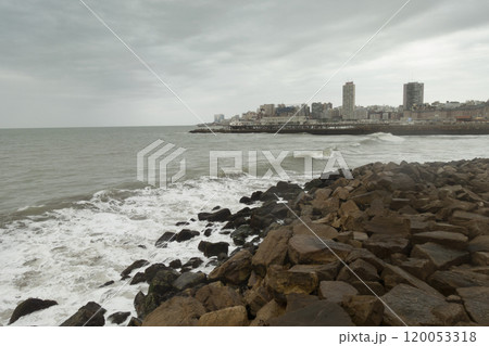 Mar del Plata seascape Coastline and skyline 120053318