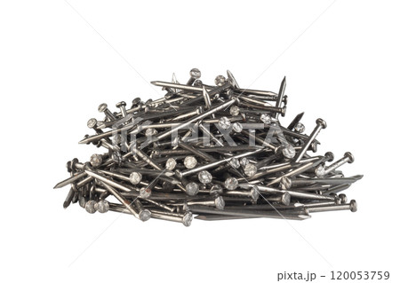 nail isolated on white background nail isolated on white background 120053759