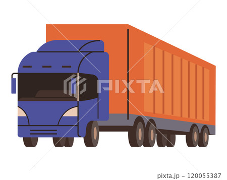 Truck, lorry icon. Delivery, logistics concept. Wagon with trailer for transporting goods worldwide. Vehicle for transpportation and shipping. Delivery of parcels by transport. International logistics Truck, lorry icon. Delivery, logistics concept. Wagon with trailer for transporting goods worldwide. Vehicle for transpportation and shipping. Delivery of parcels by transport. International logistics 120055387