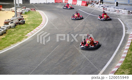 Go-cart racing track 120055949