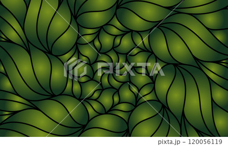 Gradient ornament. Colorful background with symmetrical pattern. There is a template for interior decoration, screensavers, covers and the implementation of a creative idea 120056119