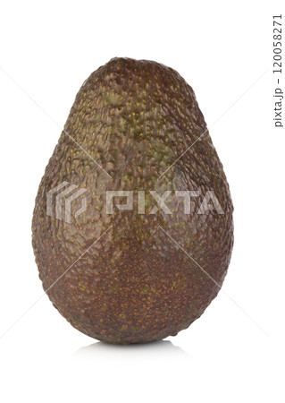 avocado slice isolated on white background avocado slice isolated on white background 120058271