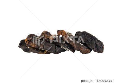 apple slice rot isolated on white background 120058331