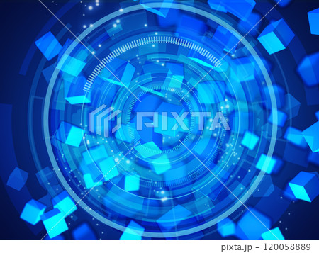 サイバーイメージ背景 120058889