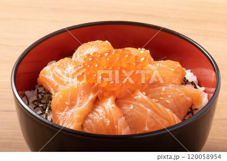 サーモン いくら丼 サーモン いくら丼 120058954