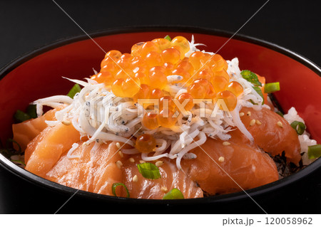 海鮮丼（サーモン　しらす　いくら） 120058962