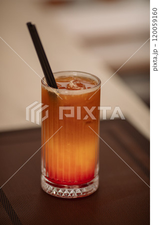 non-alcoholic cocktails are on the table, a non-alcoholic cocktails are on the table, a 120059160