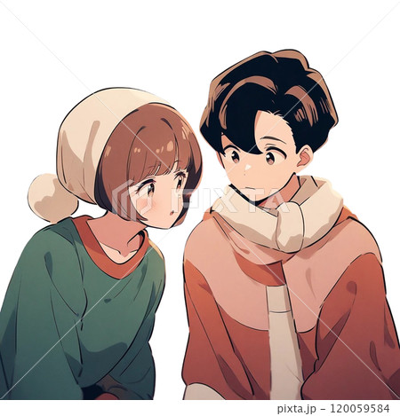 クリスマスのカップル 120059584