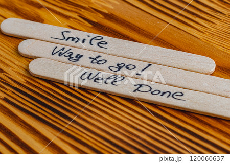 Smile, be yourself, positive thoughts to increase self esteem 120060637