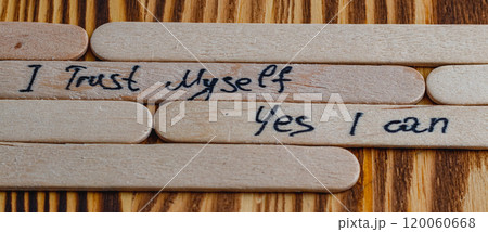 I trust myself, I can, positive thoughts to boost self esteem I trust myself, I can, positive thoughts to boost self esteem 120060668