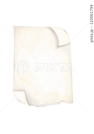 Illustration Watercolor Blank Sheet Paper Parchment Antique Monochrome. Digital Clipart Vintage for Printing and Web Illustration Watercolor Blank Sheet Paper Parchment Antique Monochrome. Digital Clipart Vintage for Printing and Web 120061794