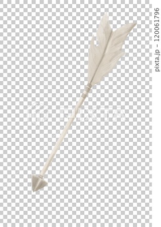 Illustration Watercolor Wooden Arrow with Feathers Monochrome. Digital Clipart Vintage for Printing and Web Illustration Watercolor Wooden Arrow with Feathers Monochrome. Digital Clipart Vintage for Printing and Web 120061796