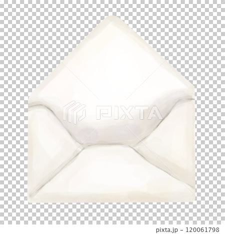 Illustration Watercolor Open Paper Envelope Monochrome. Digital Clipart Vintage for Printing and Web Illustration Watercolor Open Paper Envelope Monochrome. Digital Clipart Vintage for Printing and Web 120061798
