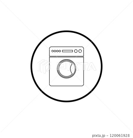 icon of washing machine icon of washing machine 120061928