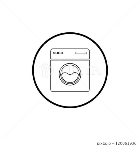 icon of washing machine icon of washing machine 120061936