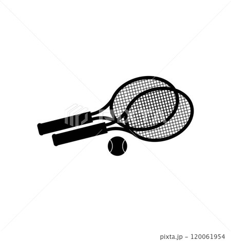 tennis ball isolated on white background 120061954