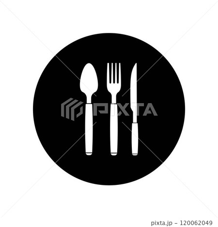 spoon fork knife logo 120062049