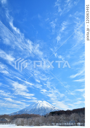 冬空と羊蹄山 冬空と羊蹄山 120063491