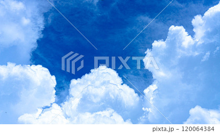 夏空と雲 120064384