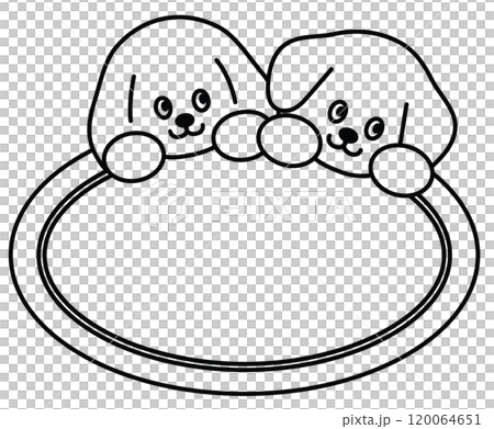 Outline of puppy with blank space to insert text for kid colouring book, art, painting, name tag, cartoon, character, comic, message, dialogue, sticker, pet shop, animal, dog lover, foster home, print Outline of puppy with blank space to insert text for kid colouring book, art, painting, name tag, cartoon, character, comic, message, dialogue, sticker, pet shop, animal, dog lover, foster home, print 120064651