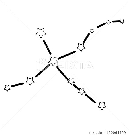 シンプルでかわいい白鳥座のイラストのイラスト素材 [120065369] - PIXTA