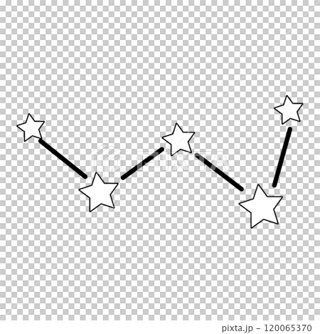 A simple and cute illustration of Cassiopeia 120065370