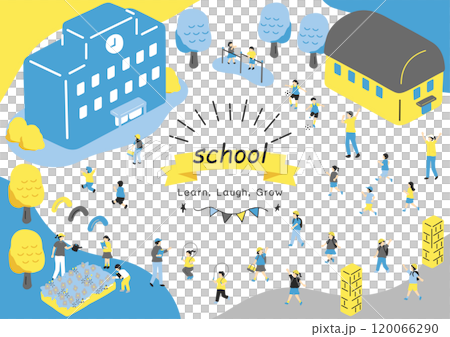 孩子們享受學校生活 孩子們享受學校生活 120066290