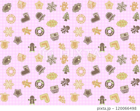 クッキーのシームレスパターン〈ベタ〉 C-9' 120066498