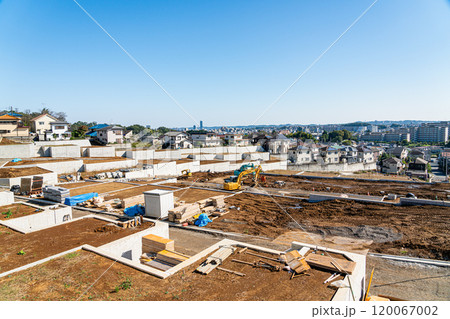 高台の造成地から八王子市街を見渡す 120067002