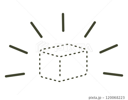 あったはずの物が消えてなくなっているイラスト あったはずの物が消えてなくなっているイラスト 120068223