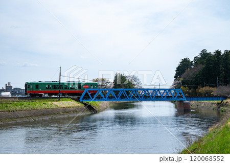 栃木県/ 真岡鐵道 国内貴重橋梁・「五行川橋梁」(推奨土木遺産)とその周辺環境 栃木県/ 真岡鐵道 国内貴重橋梁・「五行川橋梁」(推奨土木遺産)とその周辺環境 120068552