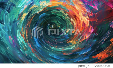 Vibrant abstract swirl of colors Vibrant abstract swirl of colors 120068596