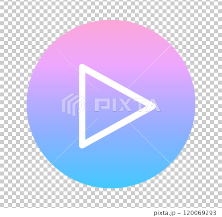 Pink and blue gradient | Play button Pink and blue gradient | Play button 120069293