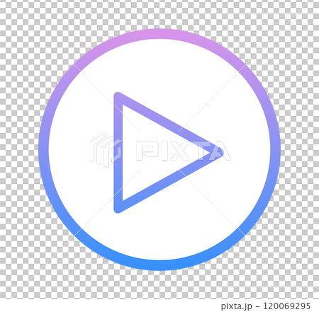 Blue-purple gradient | Play button Blue-purple gradient | Play button 120069295